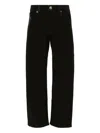 Diesel Five-pocket Back-patch Trousers In Black