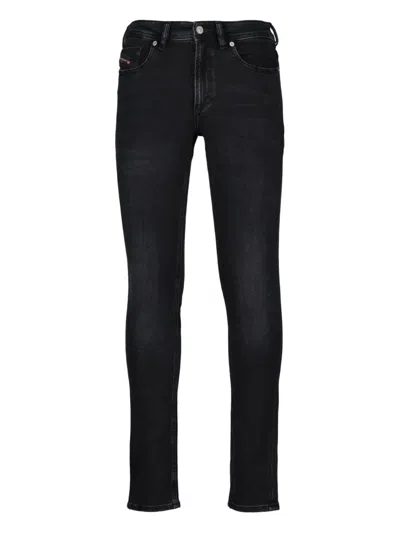 Diesel Five-pocket Jeans In Black