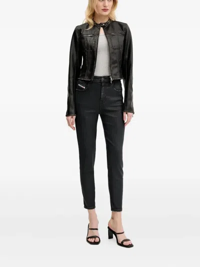 Diesel Five-pocket Jeans In Black