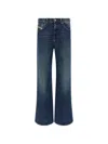 Diesel Five-pockets Flared Jeans In Blue