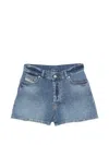 Diesel Five-pockets Short In Blue
