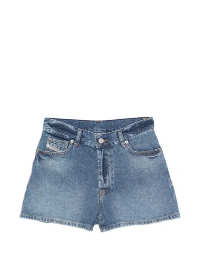 Diesel Five-pockets Short In Blue