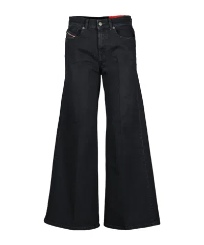 Diesel 1978 D-akemi Denim Pants In Black