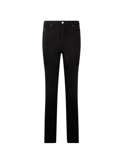 Diesel Five-pocket Skinny Jeans In Black