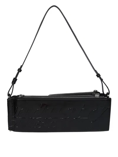 Diesel Flag D Shoulder Bag Attached Pouch Bag In Black