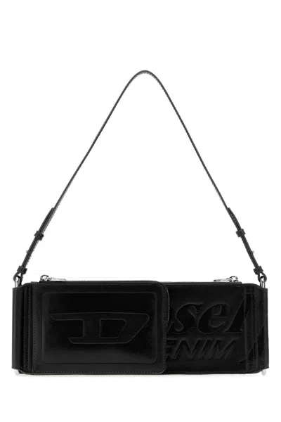 Diesel Flag-d Synthetic Leather Shoulder Handbag In Pattern