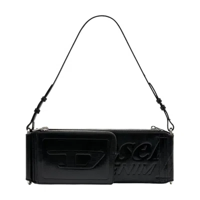 Diesel Flag-d X Shoulder Bag In Black