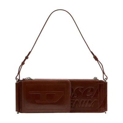 Diesel Flag-d X Shoulder Bag -  - Synthetic - Brown