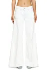 Diesel Flare Jeans In White