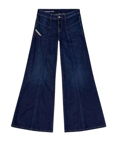Diesel Flare Jeans In Black