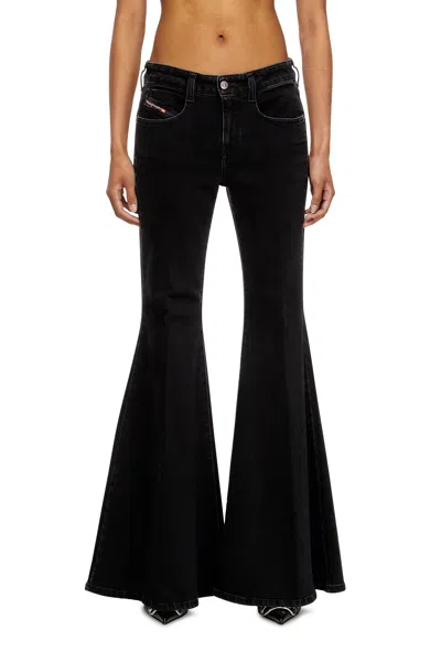 Diesel Flare Jeans In Black