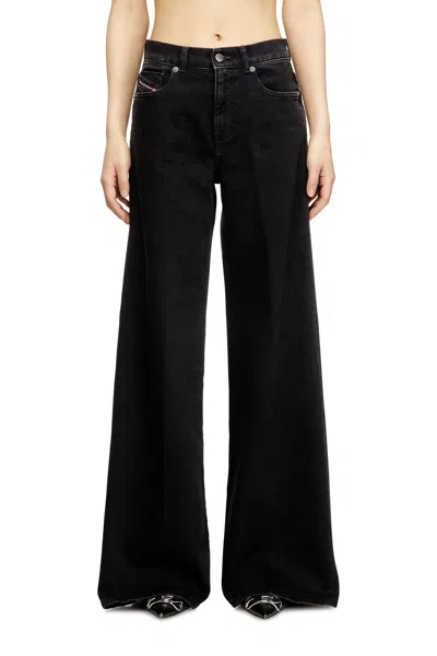 Diesel Flare Jeans In Black