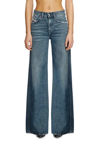 Diesel Flare Jeans In Blue