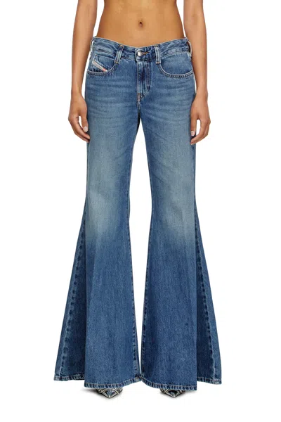 Diesel Flare Jeans In Blue