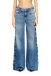 Diesel Flare Jeans In Blue