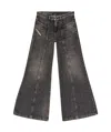 Diesel Flare Jeans D-akii 007z2 In Black