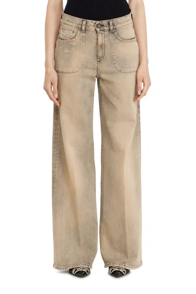 Diesel Flare Jeans Regular Waist 1978 D-akemi In Neutral