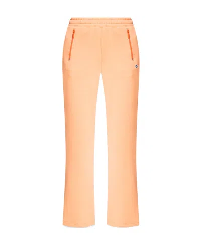 Diesel Flared Cotton Joggers In Nude