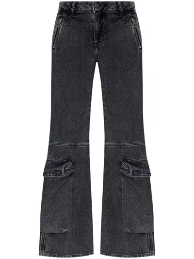 Diesel Flared Denim Cotton Jeans