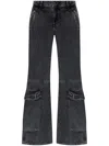 Diesel Flared Denim Cotton Jeans