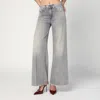 Diesel Flared Jeans 1978 D-akemi In Washed Gray Women In Gray