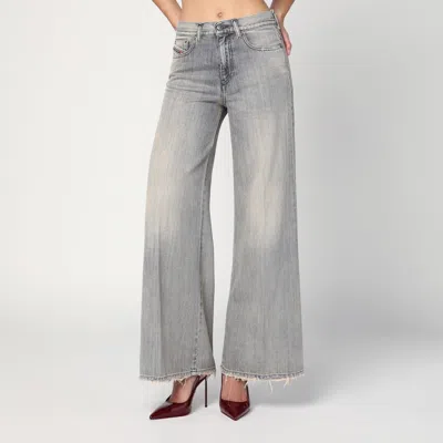 Diesel Flared Jeans 1978 D Akemi In Washed Gray
