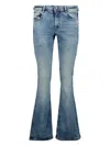 Diesel Flared Jeans In Blue