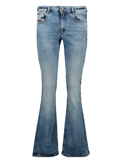 Diesel Flared Jeans In Blue