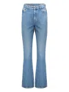 Diesel Flared Jeans In Blue