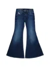 Diesel Flared Jeans In Blue