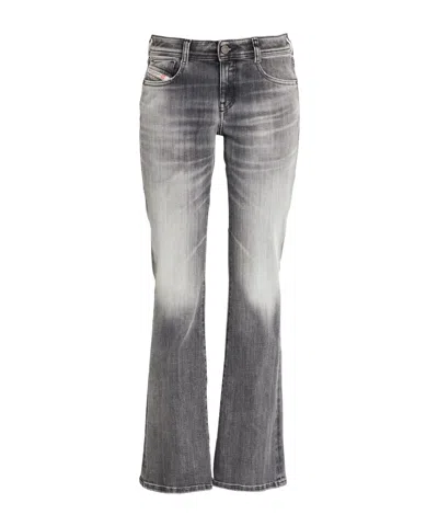 Diesel Flared Jeans In Gray
