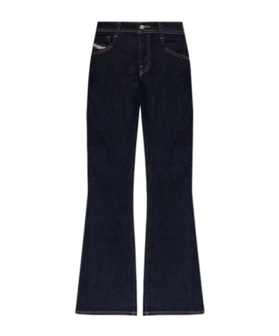 Diesel Flared Jeans In Blue