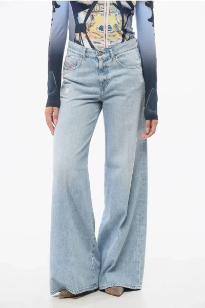 Diesel Flared Leg Slim Fit 1978 D-akemi Jeans 32cm L.32 In Blue