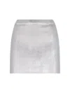 Diesel M-isi Skirt In Silver