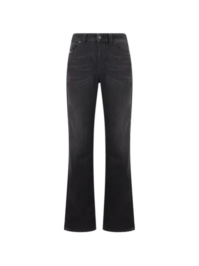Diesel Flared-cut Jeans In Black