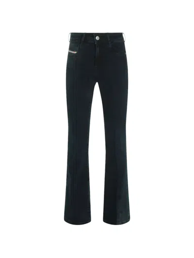 Diesel Flared-leg Jeans In Black