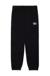 Diesel Pantaloni Jogger In Felpa Con Logo Oval D In Black