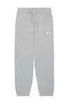 Diesel Pantaloni Jogger In Felpa Con Logo Oval D In Grey