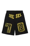 Diesel Ptain Shorts In Black