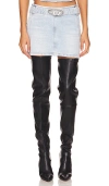 Diesel Light Blue De-flip-s Denim Miniskirt In 蓝色