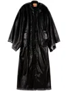 Diesel Floor-length Coat In 黑色