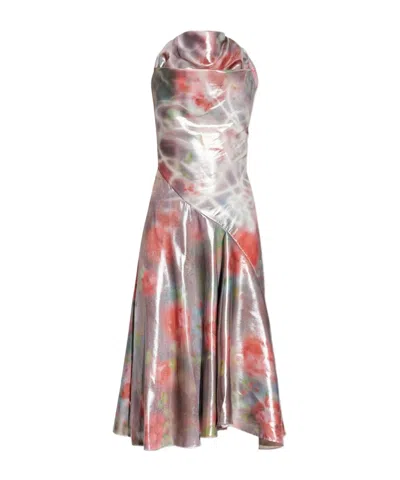 Diesel Floral Midi Dress In Multi