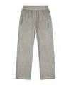 Diesel Fluid Crinkled Track Pants In Gray