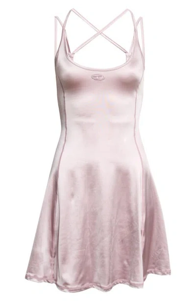 Diesel ® Fluid Double Strap Minidress In Purple