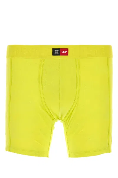 Diesel Fluo Yellow Stretch Nylon  X Savage X Fenty Boxer