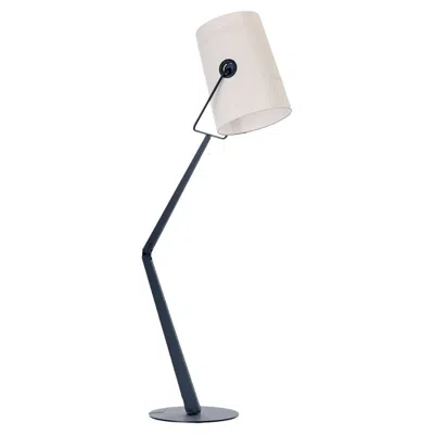 Pre-owned Diesel Fork Floor Lamp In Anthracite-ivory By  Living With Lodes In Transparent