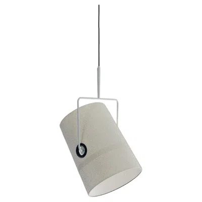 Pre-owned Diesel Fork Large Suspension Lamp In Ivory By  Living With Lodes In White