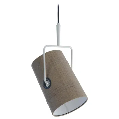 Pre-owned Diesel Fork Small Cluster Suspension In Ivory With Gray Diffuser By  Living In White