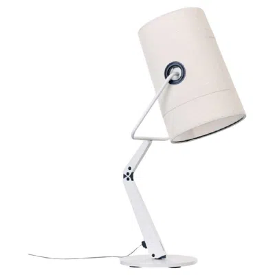 Pre-owned Diesel Fork Table Lamp In Ivory By  Living With Lodes In White