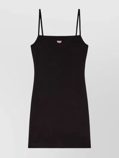 Diesel D-hopy-d Mini Dress In Black